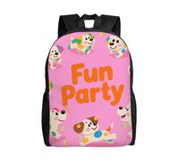 FekiLoot Cute Backpack Waterproof Lightweight Casual Daypack Dog Pattern Travel Laptop Bag For Women Men