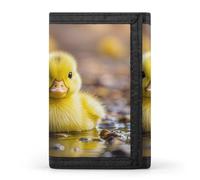 FekiLoot Cute Ducks Trifold Wallet Slim Credit Card Holder Stylish Trifold Billfold Minimalist Front Pocket Friendly Purses