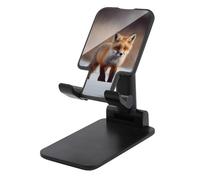 FekiLoot Cute Fox Cell Phone Stand for Desk Foldable Adjustable Mobile Phone Holder Portable Desktop Stand Compatible with Smartphones Ereaders Tablet for Office Travel