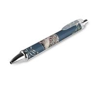 FekiLoot Cute Little Hedgehog Ballpoint Pens Retractable Black Ink Ballpoint Pens 0.5mm Medium Point Smooth Writing Pattern Pen with Super Soft Grip Cute Work Supplies for Men Women 1 PCS