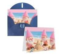 FekiLoot Cute Pink Gnomes Blank Cards With Envelopes 4x6,Diy Greeting Cards Heavyweight Folded Greeting Cards Wedding Birthday Invitations Baby Shower Thank You Cards For All Occasions