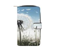 FekiLoot Dandelion Travel Wallet for Men & Women RFID Blocking Card Organizer Credit Card Holder Large Capacity