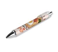 FekiLoot Delicious Sweet Ramen Ballpoint Pens Retractable Ball Point Pens Smooth-Flowing Black Ink 0.5mm Writing Pen Black Ink Pen for Men Women 1 PCS