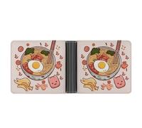 FekiLoot Delicious Sweet Ramen Wallet for Men Slim Wallets for Men Small Wallets Woman Leather Card Holder Wallet