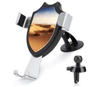 FekiLoot Desert Landscape Car Phone Holder Mount Strongest Suction & Clip Cell Phone Mount for Dashboard Windshield Vent Fits 4-6" Phones (Straight Vent Only)