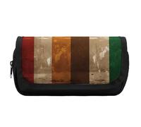 FekiLoot Different Colored Bars Pencil Case Office Pencil Box Large Capacity Pencil Box Pouch Holder Double Zipper Pencil Case Use to Organize Desktop And Plan Space Home Office