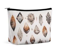 FekiLoot Different Diamonds Toiletry Bag Travel Cosmetic Bag with Zipper Personalized Makeup Pouch Makeup Pouch for Women for Use in Daily Life Travel Other Occasions