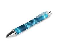 FekiLoot Digital Holographic Fish Ballpoint Pens Retractable Ball Point Pens Smooth-Flowing Black Ink 0.5mm Writing Pen Black Ink Pen for Men Women 1 PCS