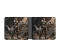 FekiLoot Dino Knight Rider Wallet for Men Slim Wallets for Men Small Wallets Woman Leather Card Holder Wallet