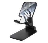 FekiLoot DNA Chain Photo Cell Phone Stand for Desk Foldable Adjustable Mobile Phone Holder Portable Desktop Stand Compatible with Smartphones Ereaders Tablet for Office Travel