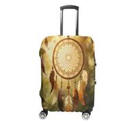 FekiLoot Dream Catcher Travel Luggage Cover Stretchable Airplane Suitcase Protector Sleeve Universal Washable Fit for 19-32 Inch Checked Baggage,Water Resistant Durable Luggage Protector X-Large