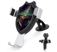 FekiLoot Dream Music Box Car Phone Holder,Adjustable Easy Clamp Car Phone Mount for Your Cars Models with Dashboard Vent,Phone Holders for Your Car with Metal Hook Clip