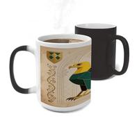 FekiLoot Eagle Medieval Style Color Changing Mugs Heat Sensitive Coffee Mug 11 Oz Novelty Ceramic Cup with Handle Magic Cups Temperature Changing Coffee Tumblers for Women Men Funny Gifts
