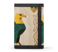 FekiLoot Eagle Medieval Style Slim Wallet Trifold Wallet Credit Card Holder Wallets Stylish Money Clip for Men Women