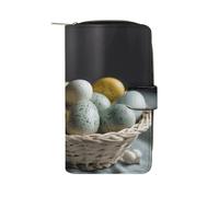 FekiLoot Easter Egg Basket Wallet for Men Women Large Capacity Purse Clutch Bag Handbag Checkbook Cash Credit Cards