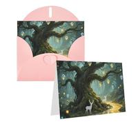 FekiLoot Fantasy Big Tree Blank Cards With Envelopes 4x6,Diy Greeting Cards Heavyweight Folded Greeting Cards Wedding Birthday Invitations Baby Shower Thank You Cards For All Occasions