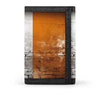 FekiLoot Flag Pattern on Wall Trifold Wallet Slim Minimalist Front Pocket Men's Passcase Wallet Credit Card Holder