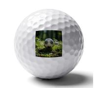 FekiLoot Football on The Grass Practice Golf Ball for Putting Practice and Training,Golf Ball with Easy Control Soft Feel