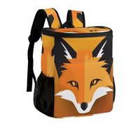 FekiLoot Fox Avatar Durable Cooler Backpack, Cooler Bag Large & Leakproof,Collapsible Cooler for Hot And Cold,Camping