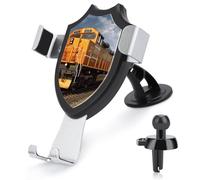 FekiLoot Freight Train Car Phone Mount for Dashboard/Vent/Windshield Auto-Clamping Gravity Sensor Truck Stand Cradle 90° Rotation Phone Holder Fits 4-6" Phones