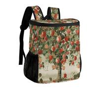 FekiLoot Fruit Under The Tree Durable Cooler Backpack, Cooler Bag Large & Leakproof,Collapsible Cooler for Hot And Cold,Camping