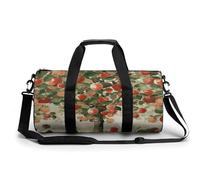 FekiLoot Fruit Under The Tree Gym Bag Mens And Womens,Duffle Bag with Double Zippers,Tote Bag for Airport Subway Gymnasium