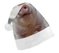 FekiLoot Funny Cute Animal 2.Christmas Hat Cap with Plush Trim Warm Xmas Hats Headwear for Winter Holiday Party Supply