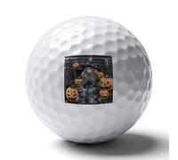 FekiLoot Funny Halloween Decor Witch Practice Golf Ball for Putting Practice and Training,Golf Ball with Easy Control Soft Feel