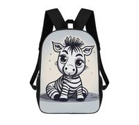 FekiLoot Funny Zebra Backpack Laptop Computer Bag Large Travel Backpack Custom Print Bookbag Work Casual Daypack