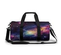 FekiLoot Galaxy in The Universe Gym Bag Mens And Womens,Duffle Bag with Double Zippers,Tote Bag for Airport Subway Gymnasium