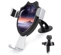 FekiLoot Galaxy Nature Planet Car Phone Mount for Dashboard/Vent/Windshield Auto-Clamping Gravity Sensor Truck Stand Cradle 90° Rotation Phone Holder Fits 4-6" Phones