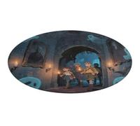 FekiLoot Ghost Castle Bath Mat Bathroom Rug Home Decor 90 * 90cm