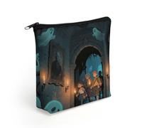 FekiLoot Ghost Castle Cosmetic Bag Make Up Bag Storage Bags