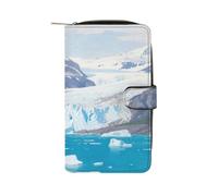 FekiLoot Glacier Fjord Travel Wallet for Men & Women RFID Blocking Card Organizer Credit Card Holder Large Capacity