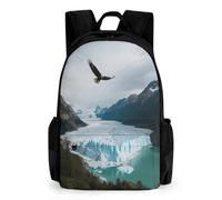 FekiLoot Glaciers And Lakes Backpack Daypack Travel Backpack