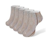 FekiLoot Glow in The Dark Ankle Socks Low Cut No Show Socks Moisturing Wicking Sock Cushioned Athletic Sock 5Pairs