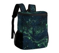 FekiLoot Glow in The Dark Durable Cooler Backpack, Cooler Bag Large & Leakproof,Collapsible Cooler for Hot And Cold,Camping