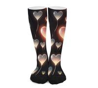 FekiLoot Glowing Heart Love High Sock Long Tube Sock Fashion Calf Socks Warm Long Winter Socks Boot Mid Calf Stocking