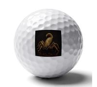 FekiLoot Gold Scorpion Practice Golf Ball for Putting Practice and Training,Golf Ball with Easy Control Soft Feel