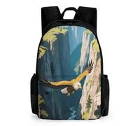 FekiLoot Golden Eagles in The Valley Backpack Daypack Travel Backpack