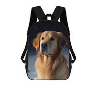 FekiLoot Golden Retriever Backpack Laptop Computer Bag Large Travel Backpack Custom Print Bookbag Work Casual Daypack