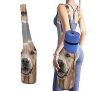 FekiLoot Golden Retriever Yoga Mat Bag Exquisite Lightweight Yoga Pilates Bag Versatile with Straps Storage Pockets Yoga Tote Yogas Mat Carrier Fits Most Size Mats