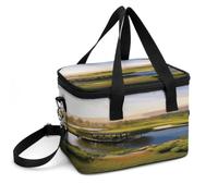 FekiLoot Golf Resort Park Cooler Bag-Reusable Leakproof,Insulated Tote with Adjustable Strap,Lunch Bag for Work Picnic