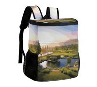 FekiLoot Golf Resort Park Durable Cooler Backpack, Cooler Bag Large & Leakproof,Collapsible Cooler for Hot And Cold,Camping