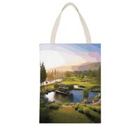 FekiLoot Golf Resort Park Shopping Bag Canvas Tote Bag