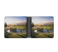 FekiLoot Golf Resort Park Slim Wallet-Thin & Stylish,Leather Wallet for Men And Women,Bifold Wallet Gifts for Husband Father