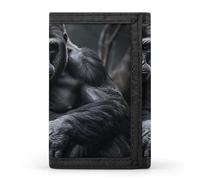 FekiLoot Gorilla on The Ground Slim Wallet Trifold Wallet Credit Card Holder Wallets Stylish Money Clip for Men Women