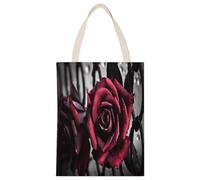 FekiLoot Gothic Roses Shopping Bag Canvas Tote Bag