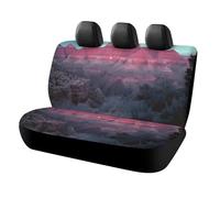FekiLoot Grand Canyon Car Back Seat Covers Waterproof Auto Bench Seat Cover Accessories for Dogs, Universal Auto Rear Seats Protector Comfort Backseat Car Covers for Cars, Vans, Trucks