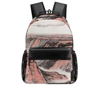 FekiLoot Grand Canyon Red Sandstone Backpack With Large Capacity, Travel Backpack with Pouch Pocket Gift for Men & Women, Laptop Backpack for Outdoors Hiking Traveling